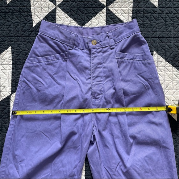 VINTAGE lavender pleated pants, women’s size 24 - Picture 6 of 8